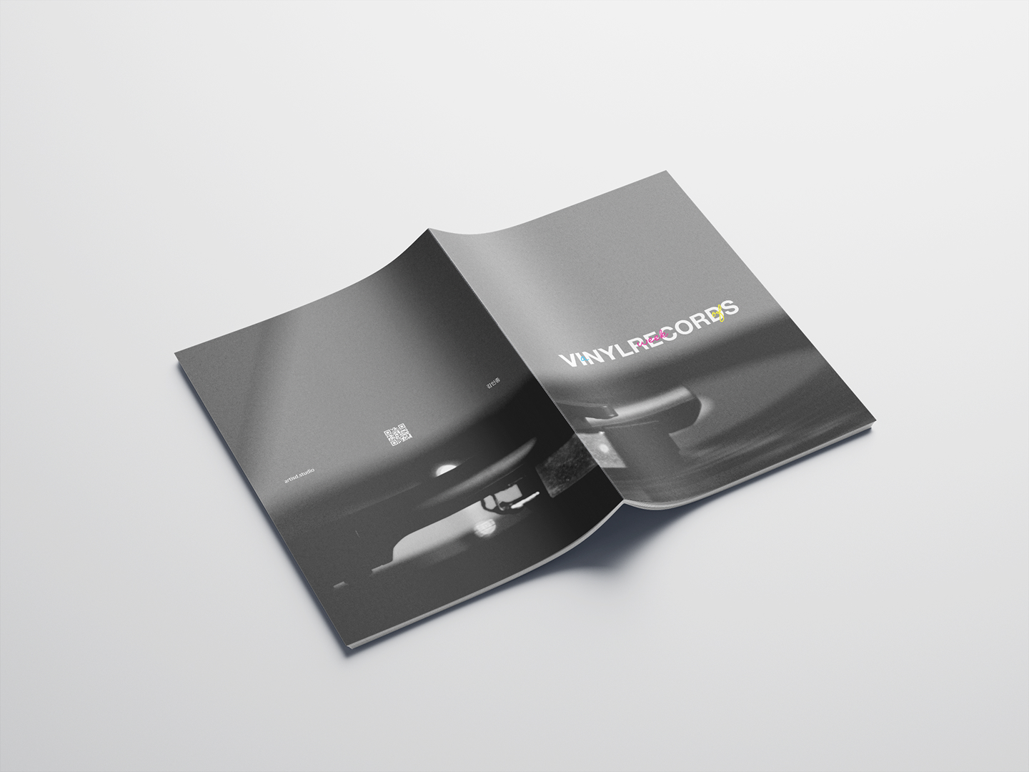 Front and back cover of A Week of Vinyl Records